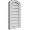 Ekena Millwork Arch Top Surface Mount PVC Gable Vent: Functional, w/ 2"W x 2"P Brickmould Sill Frame, 16"W x 26"H GVPAR16X2603SF - alternate 3